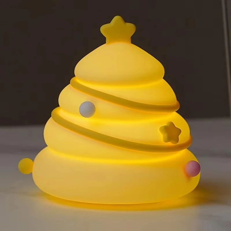 Lámpara de silicona para niños, lámpara de silicona para dormir con batería, lámpara de noche para niños, sala de estudio, habitación de niños y dormitorio