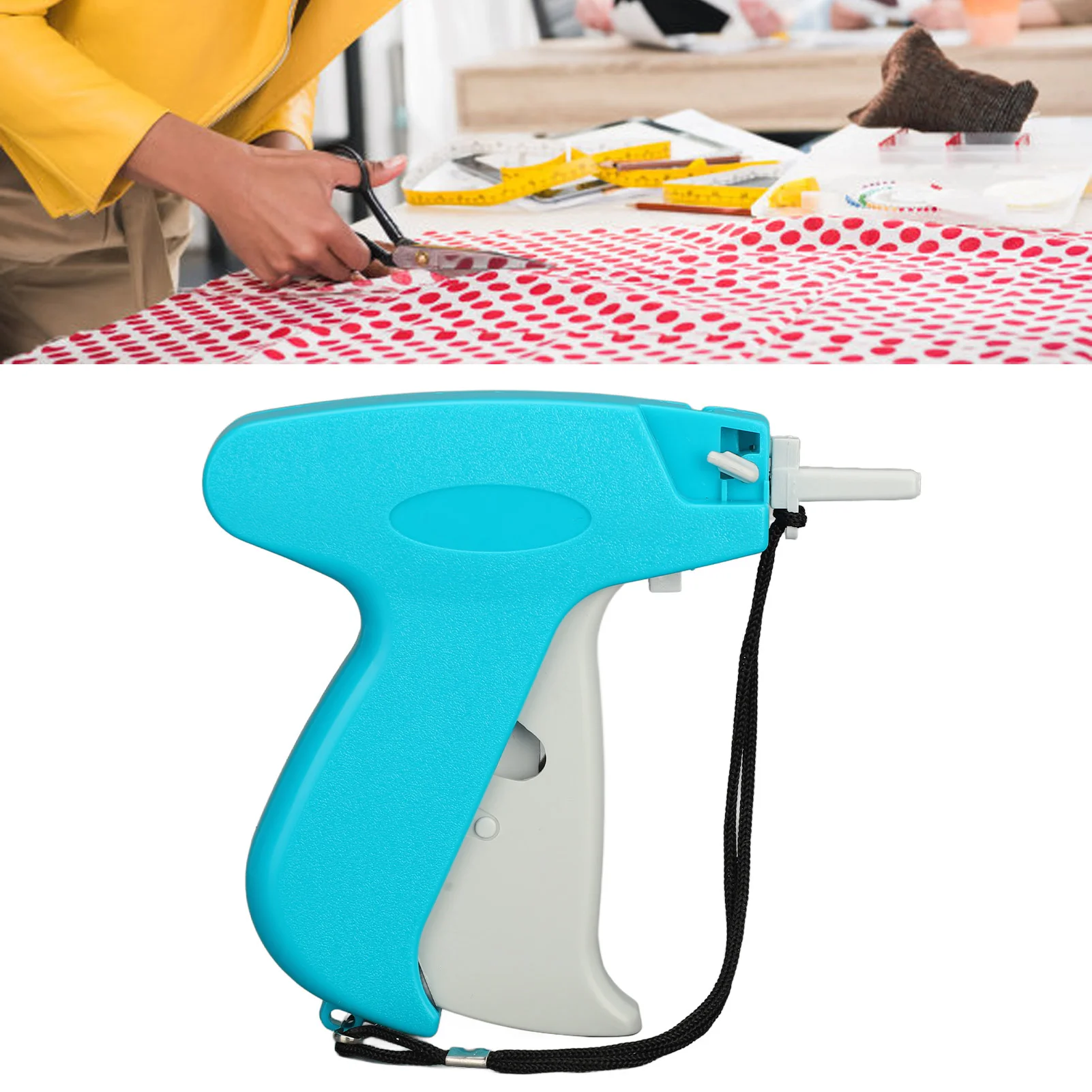 الخياطة بندقية علامات بندقية الفولاذ المقاوم للصدأ إبرة غرامة غرزة الخياطة بندقية الملابس المرفق مع 10000 السحابات البيضاء علامة بندقية