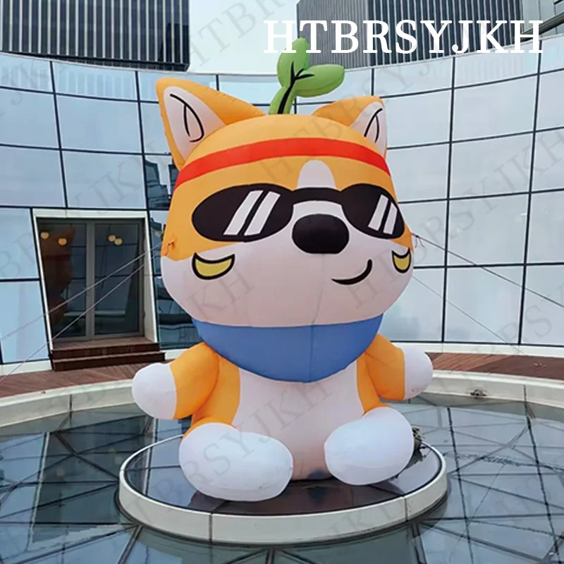 

Inflatable puppy with blower, animal air model, outdoor grassland square activity decoration prop