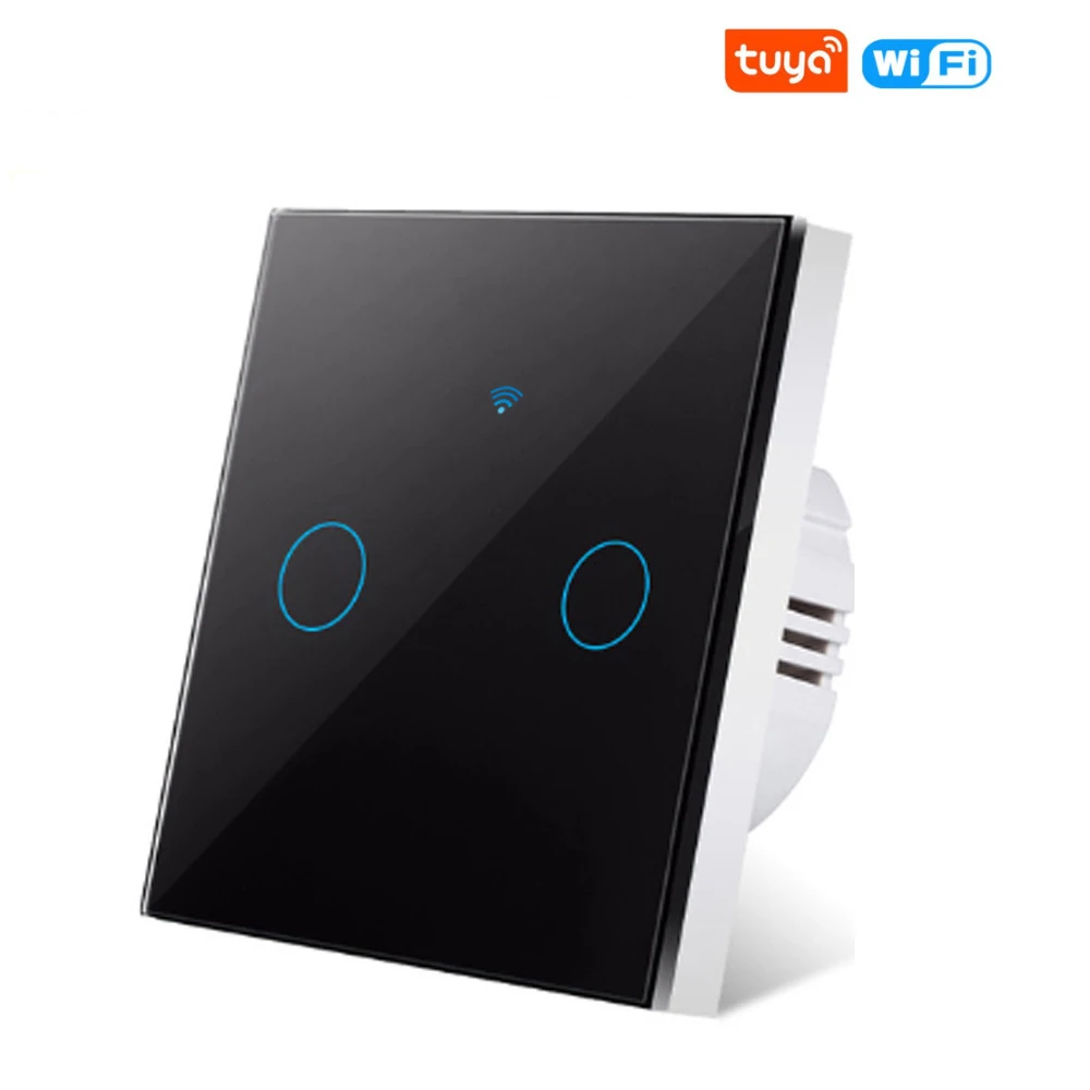 Tuya Smart Life Lichtschakelaar WiFi Touch Sensor Smart Switch App Afstandsbediening Geen Neutrale Draad 110V 220V Voor Alexa Google Thuis