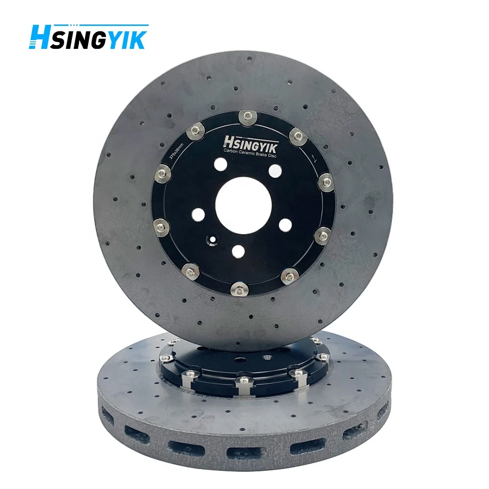 Hsingyik Front Carbon Ceramic Brake Disc Rotor For Audi A4 B9 A5 RS4 RS5 Quattro 4M0615301AM
