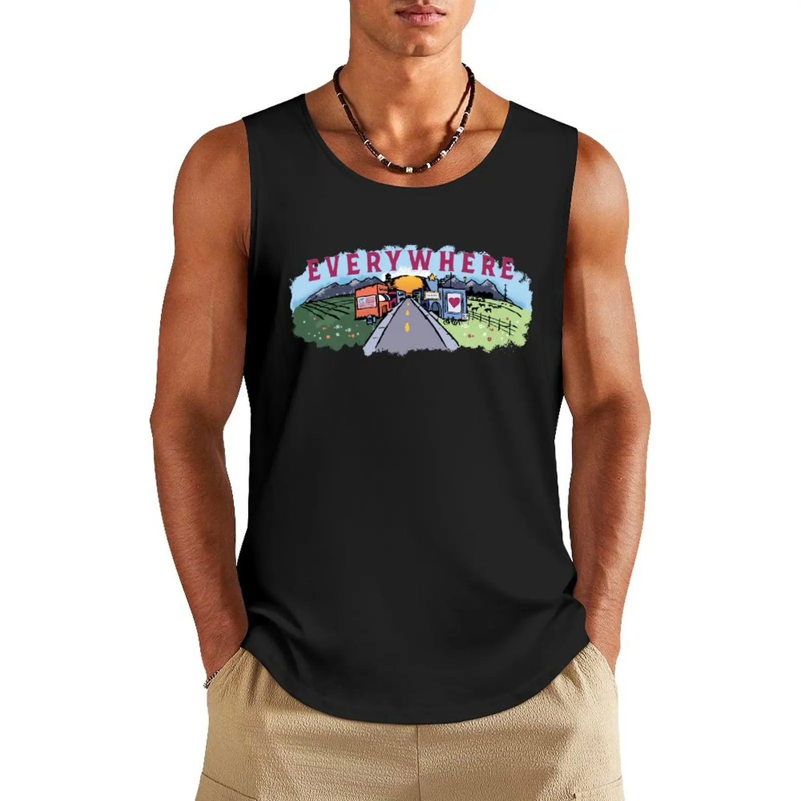 Rural Assembly Everywhere May 2022 Tank Top Men's cotton t-shirt sleeveless