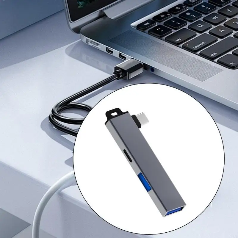 H37B Легкие USB -C -Hub Type C Tepend Converters с дополнительным USB -портом для удобного использования в различных системах