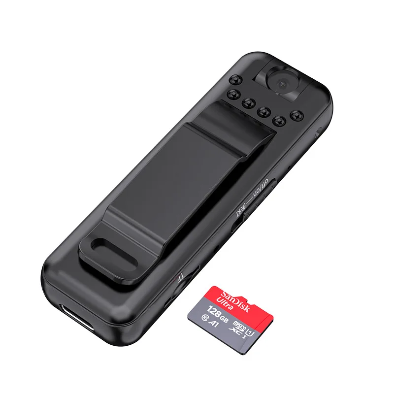 Video recorder Professional high definition noise reduction recorder Wear on the chest with infrared night vision camera