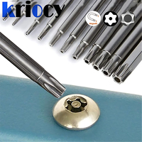 50-100mm Hollow Plum Blossom Extended S2 Bit Hexagon Handle Screwdriver Bit Screwdriver Tool Set 1/4\
