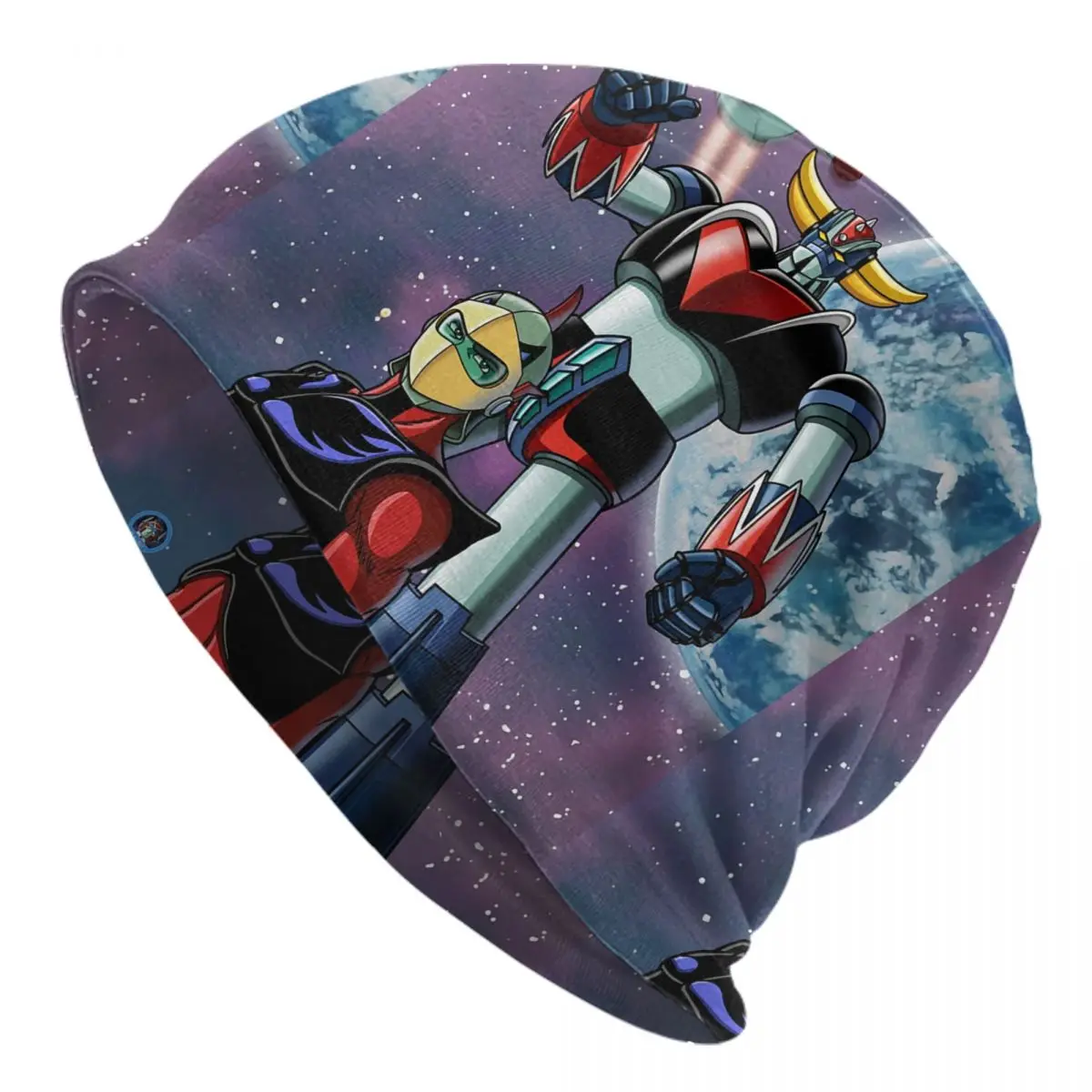 Grendizer Goldrake UFO Robot Bonnet Hats Fashion Knitted Hat For Women Men Winter Warm Anime Manga Skullies Beanies Caps