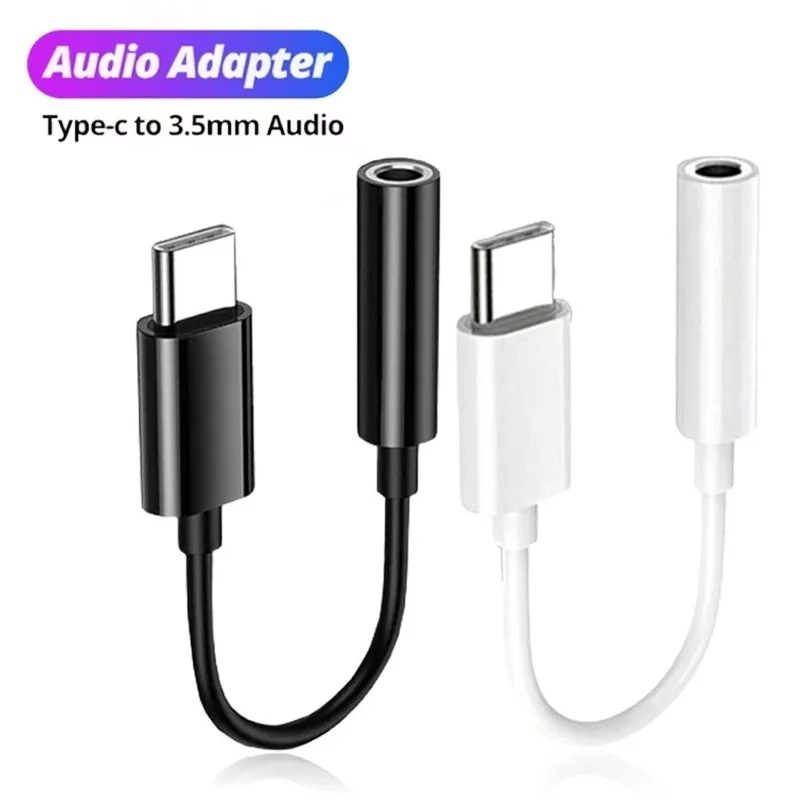 

Type C to 3.5mm Jack Earphone Audio Adapter Cable 3.5mm to Type C Earphone Converter Cable For iPhone 15 Pro Max Huawei Xiaomi