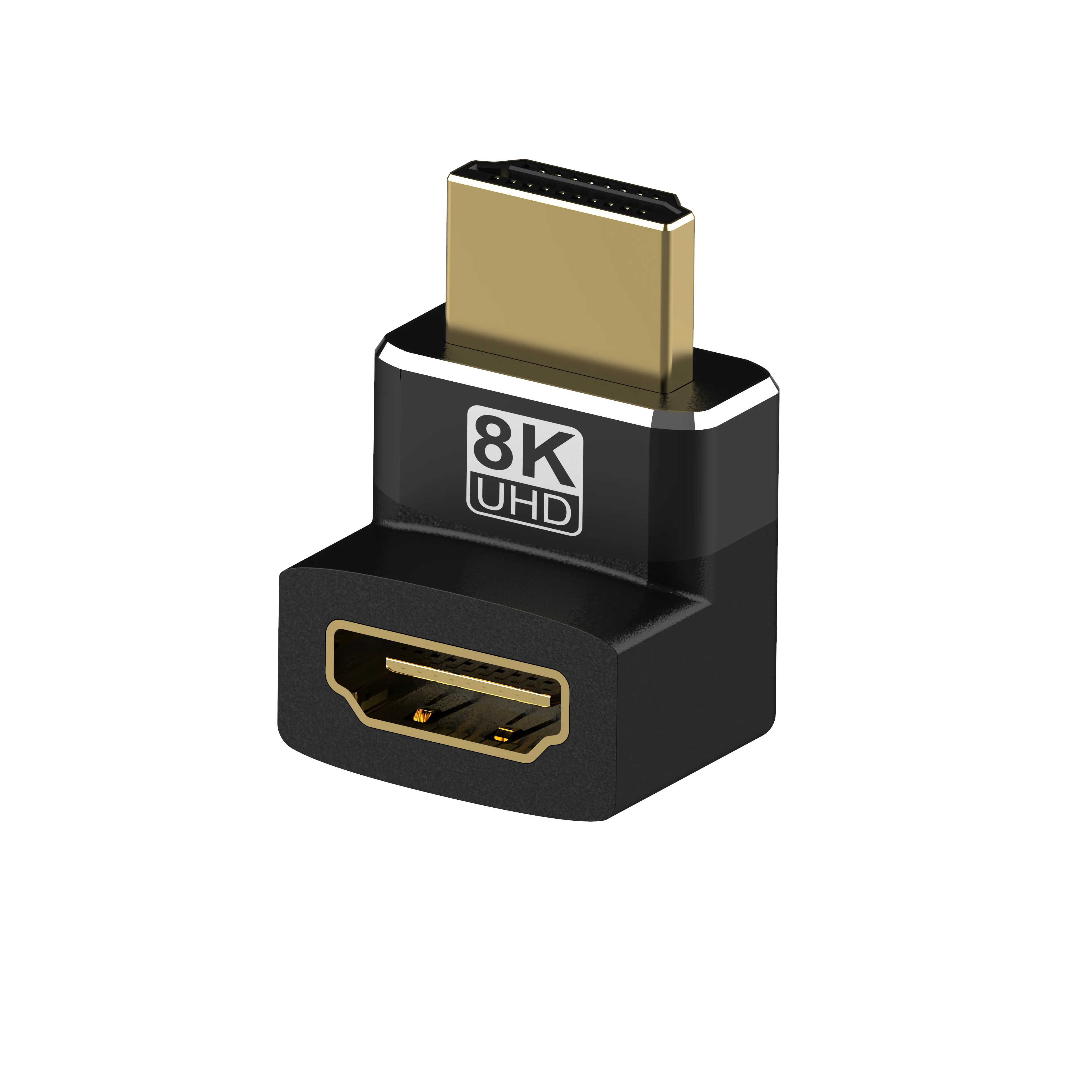 8K HDMI-compatibele 90 graden haakse adapter HDMI 270 graden HDMI 4K bij 120 Hz HDMI-elleboogconnector HDMI-verlengconnector
