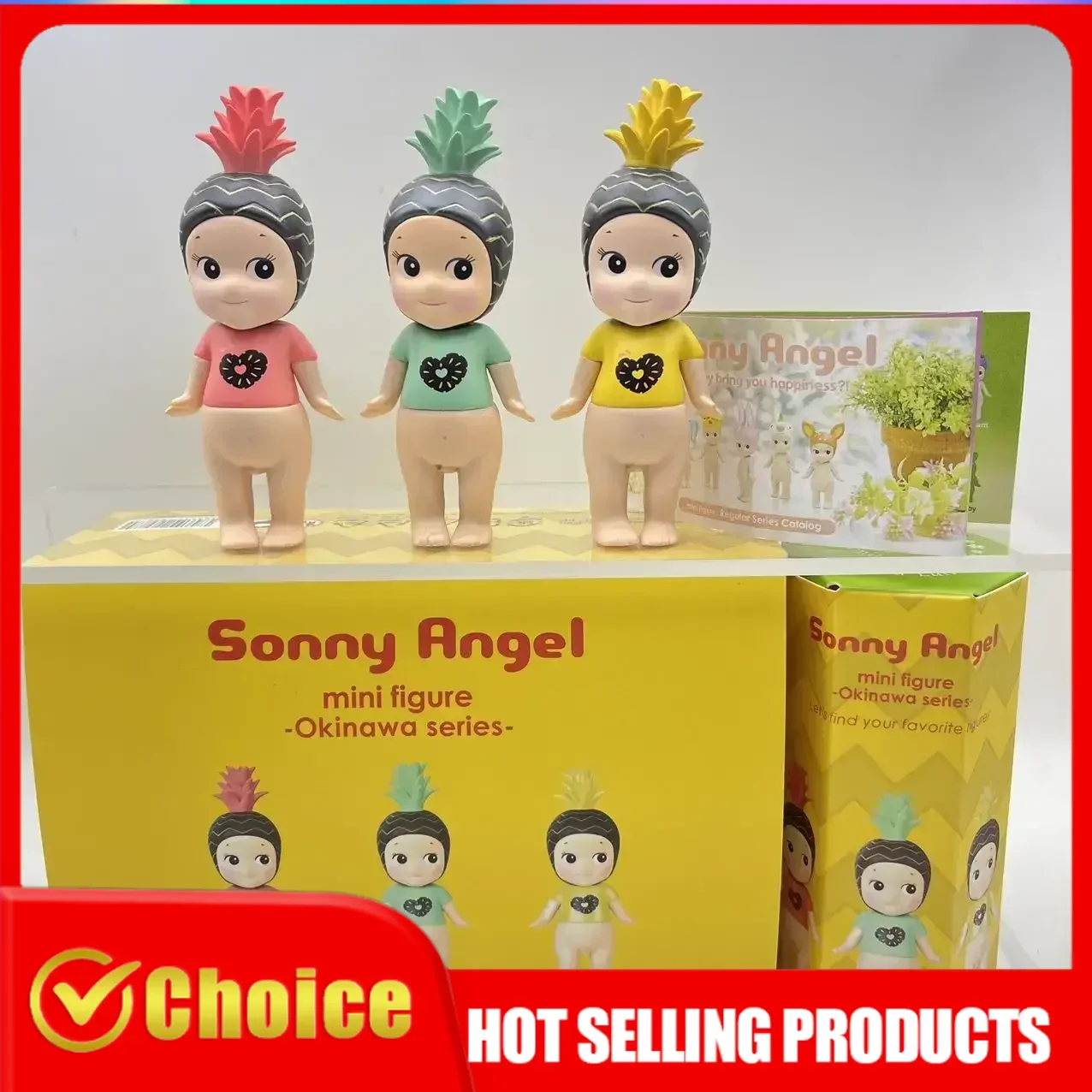

Okinawa Series Sonny Angel Blind Box Black Pineapple Mini Figure Doll Cute Collectible Toy Gift for Kids Fans Birthday Party