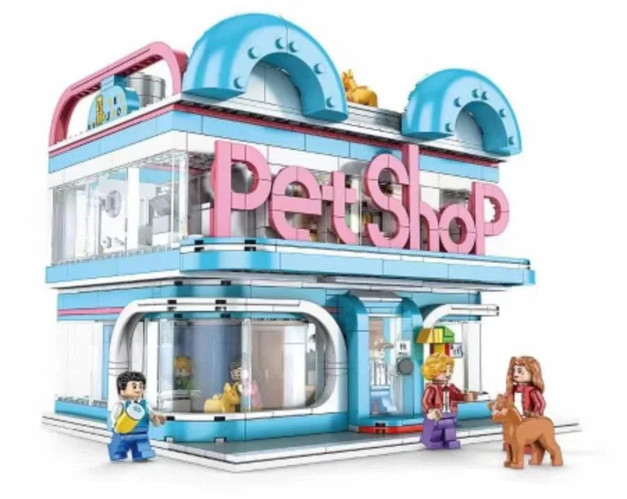 

1082 pcs PetShop 86004 the Creative Master Series building block set Assembling Bricks For Children Kids