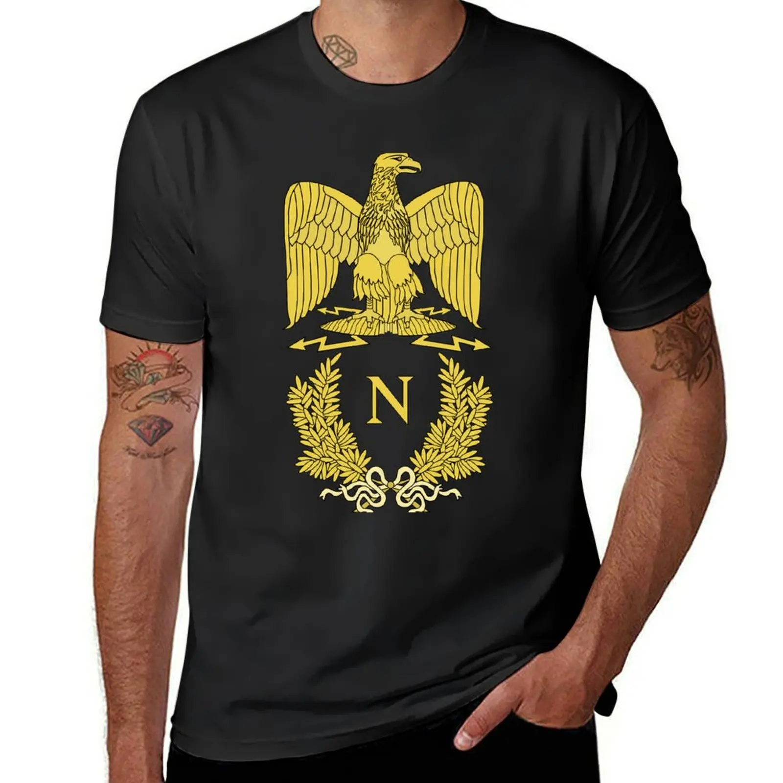 Napoleon Bonaparte Emlem T-Shirt cute tops blanks sweat summer top men graphic t shirts