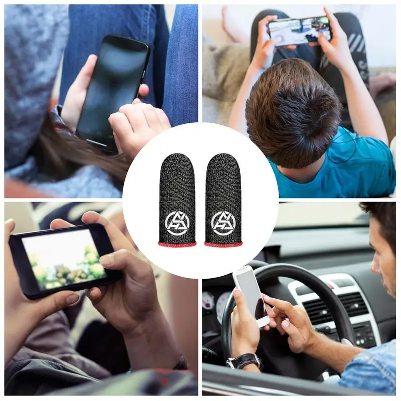 Gants de doigt de jeu avec design flexible, couvre-doigts, manchons de pouce, jeu mobile, cool, respirant