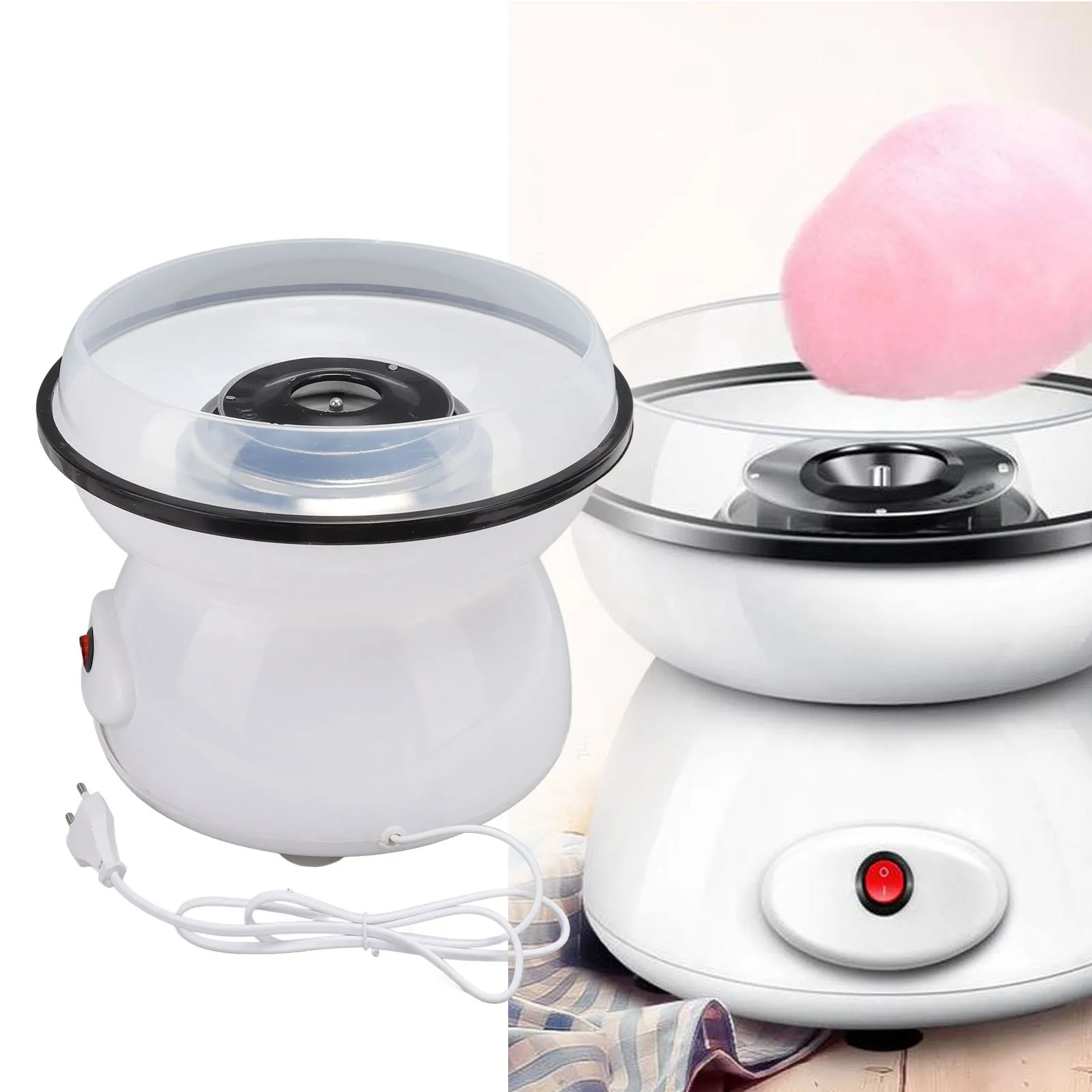 

Home Electric Food Processing Machine - Creative Cotton Candy Making Tool, Portable Cotton Candy Machine Automatic Rapid Heating