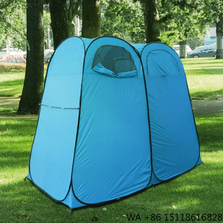 Double-person Outdoor Changing Tent with Large Space Waterproof and Sunproof Equipped with Toilet and Shower Functions