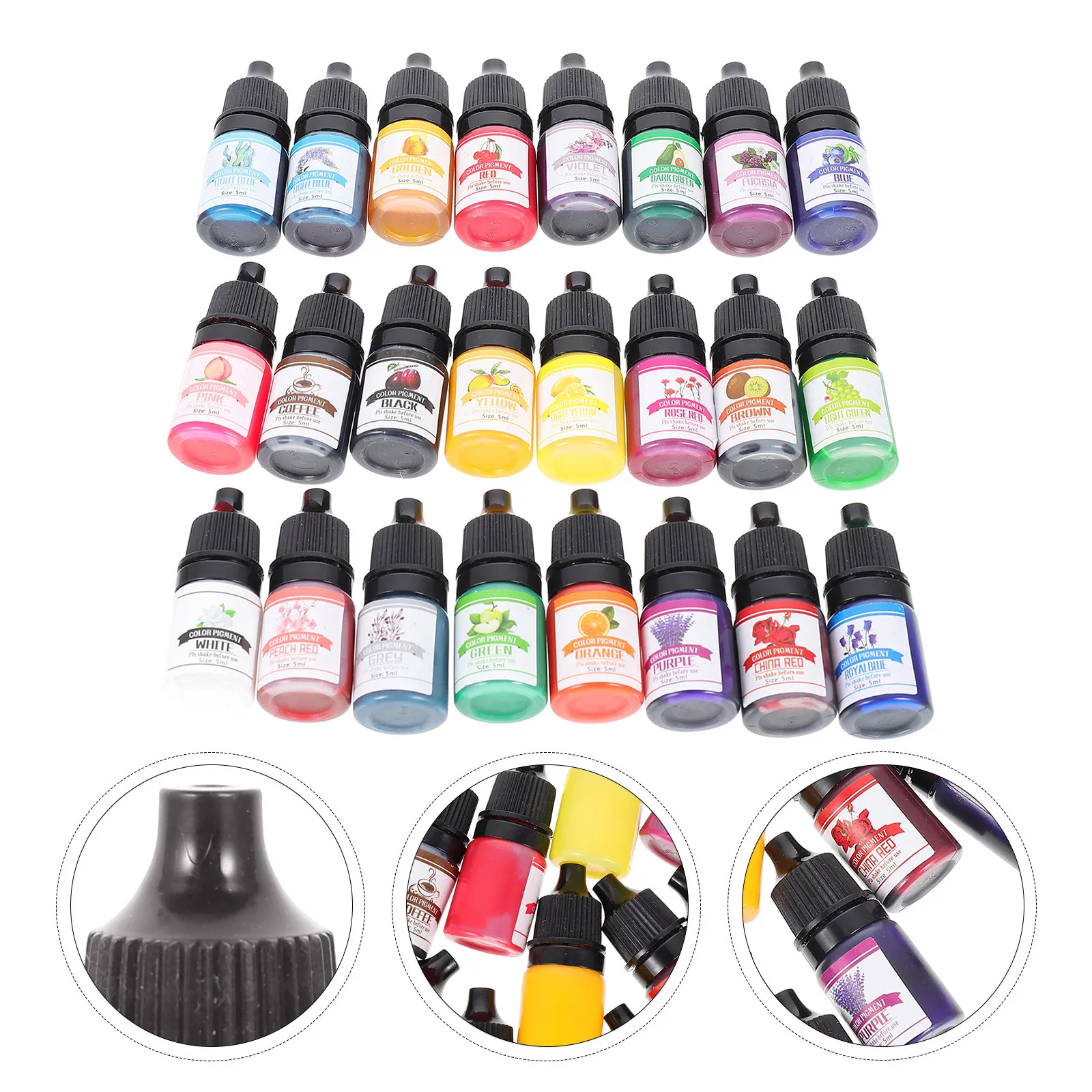 

Colorful Epoxy Resin Pigment Liquid Dye for DIY Crystal Uv Resin Art Nail Decoration DIY Colorant Rich Concentrate