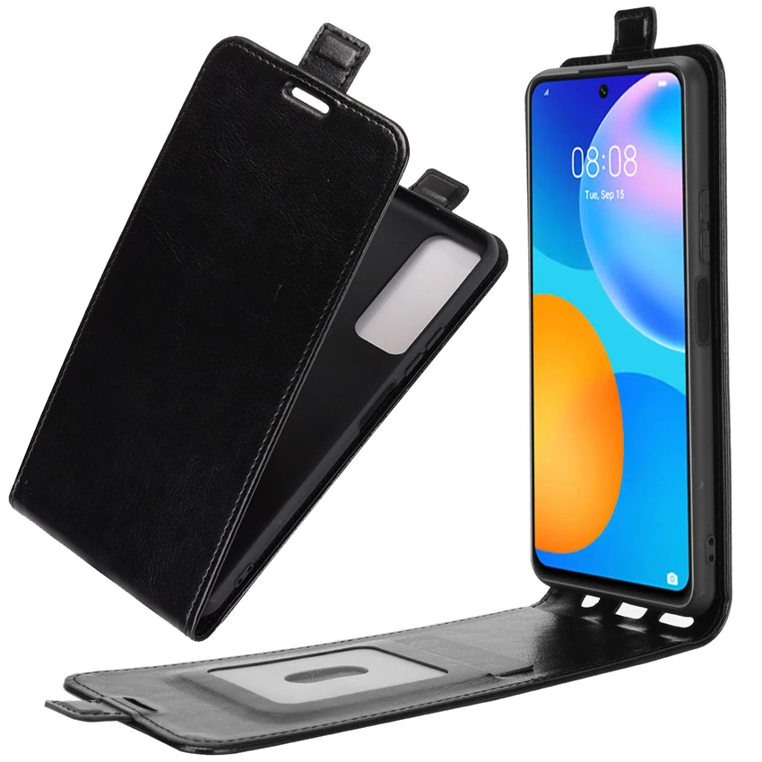 For Huawei P Smart 2021 Case Flip Leather Cases For Huawei P Smart 2021 High Quality Vertical Wallet Leather Case