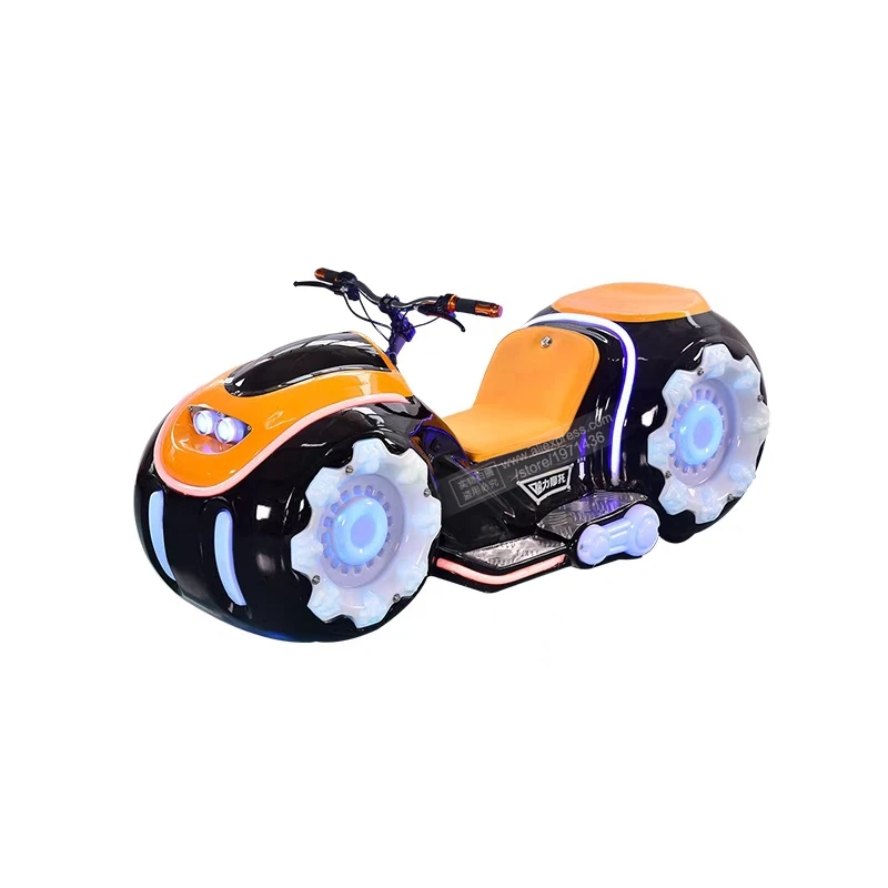 Adults And Kids Drive Motorbike Amusement Park Outdoor Playground Moto Kiddie Rides Motorcycle Arcade Racing Car Game Machine