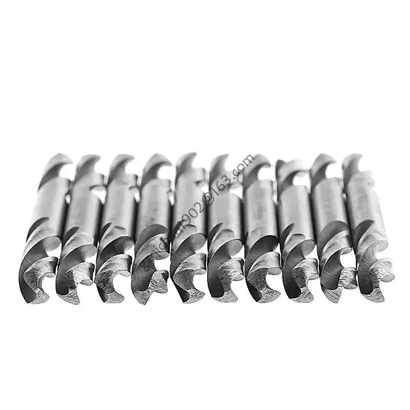 X7AB 10pcs 4.2mm HSS مزدوج نهاية دوامة أدوات الحفر أدوات الحفر
