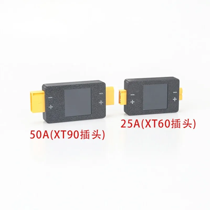 High Precision Bidirectional DC Power Meter 8-150V 50A, Coulomb Meter RC Model Voltage & Battery Capacity Tester
