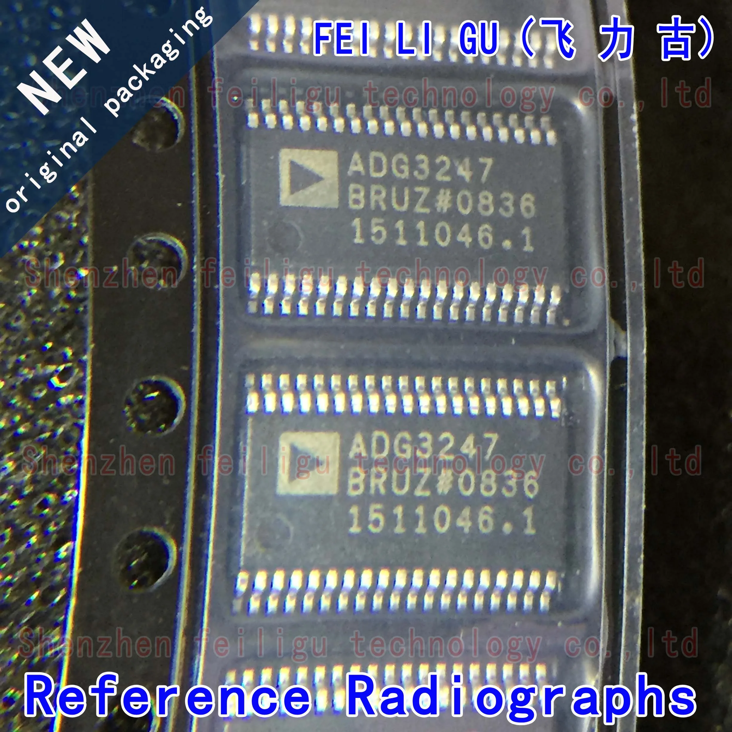 1/10/30Pieces New original ADG3247BRUZ-REEL ADG3247BRUZ ADG3247BRU ADG3247 Package: TSSOP38 Analog Switch-Special Purpose Chip