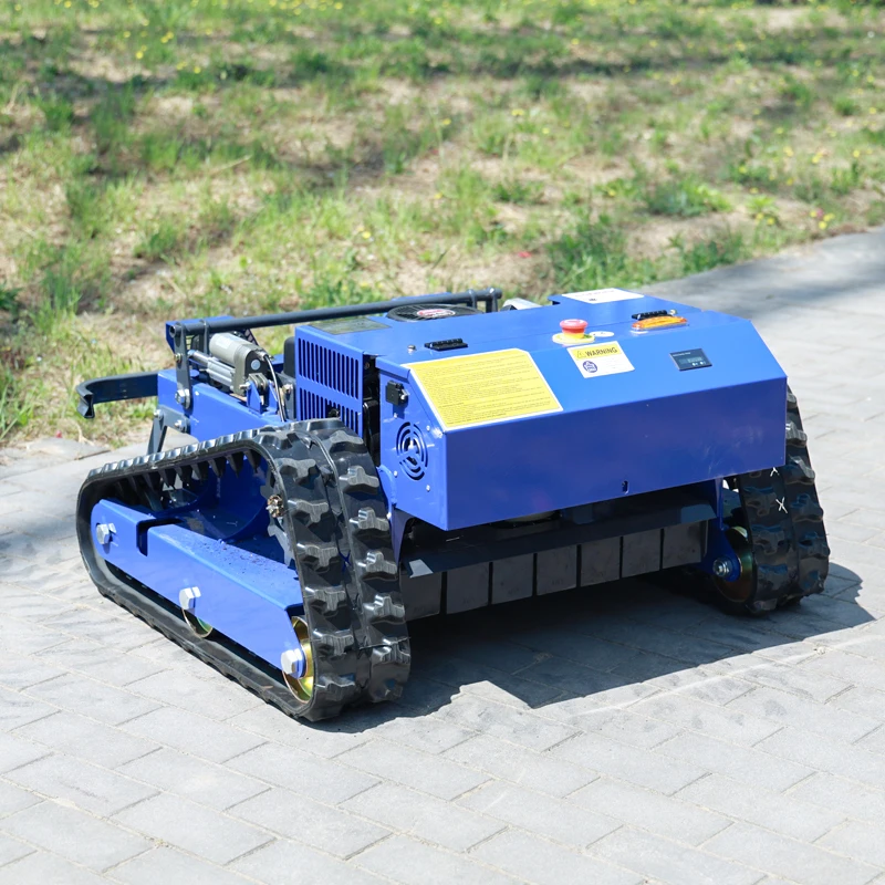 Customized tracked lawn mower snow‑shovel attachment available, multi‑purpose machine for rural farmland comprehensive work view 5