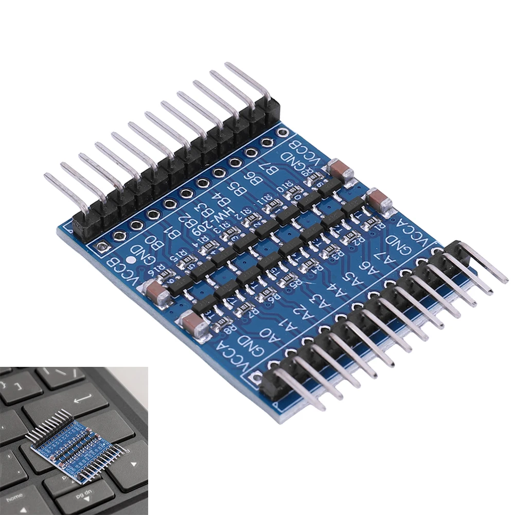 8 Channel Logic Level Shifter Bi-Directional Module 5V/3.3V Level Converter IO Bidirectional Mutual Converter for Arduino