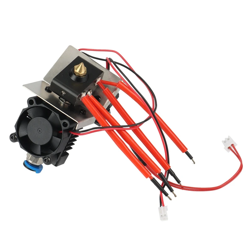 Hotend Kit 2 In 1 Out Y-Type Remote Hotend Kit For Geeetech A30M 3D Printer With 0.4Mm Nozzle 1.75Mm Filament