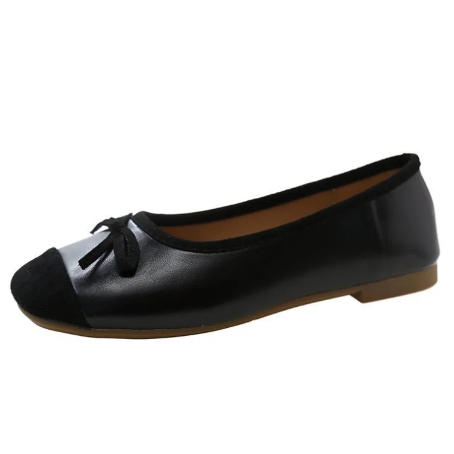 Zapatos Mujer 2024 Tendencia PU Leather Penny Peas Loafers Women Ballet Shoes Designer Womens Loafers Baskets Femme Mary Janes image 6