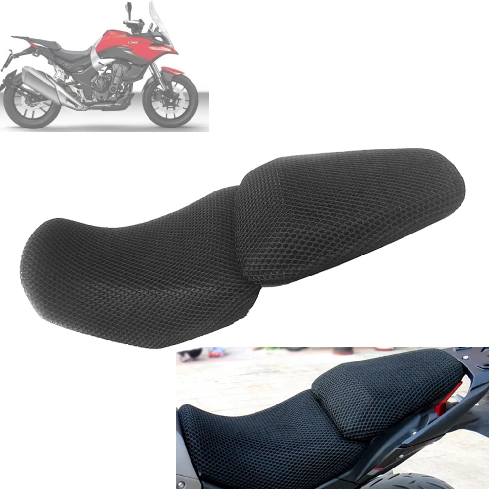 Motocycle Protection Cushion Seat Cover Breathable Nylon Fabric Saddle Seat Cover For Loncin Voge DS525X 525DSX DSX525