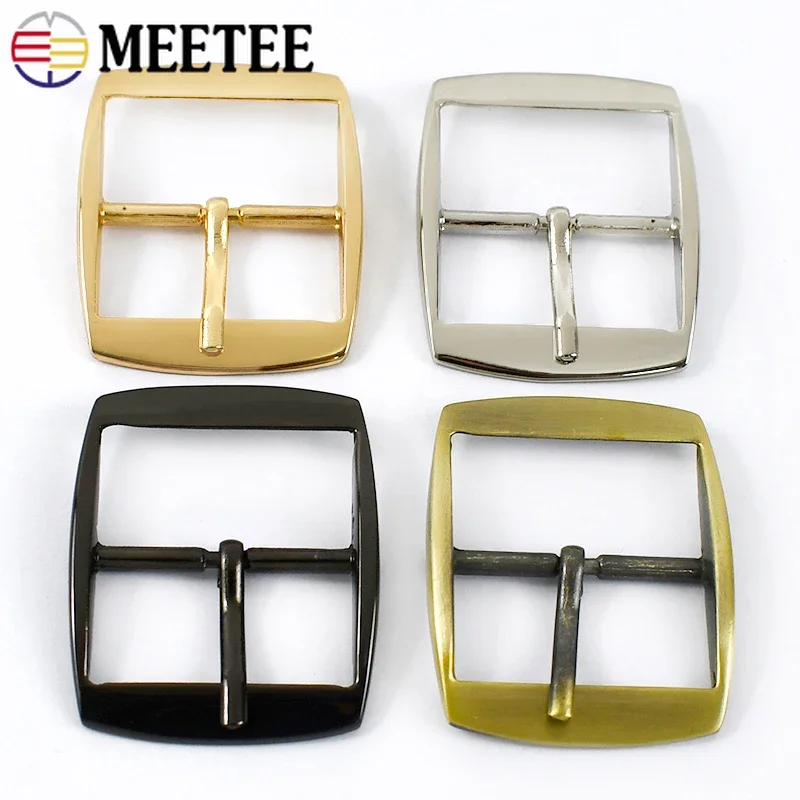 

5/10/20Pcs Meetee 19/25/32mm Metal Belt Buckle Pin Adjust Clasp Women's Bags Strap Webbing Buckles DIY Leather Craft Accessories