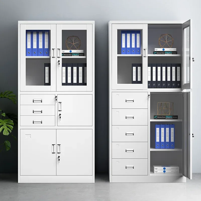 Steel Office Iron File Cabinet Financial Data File Cabinet Locked Certificate Drawer Low Cabinet Storage