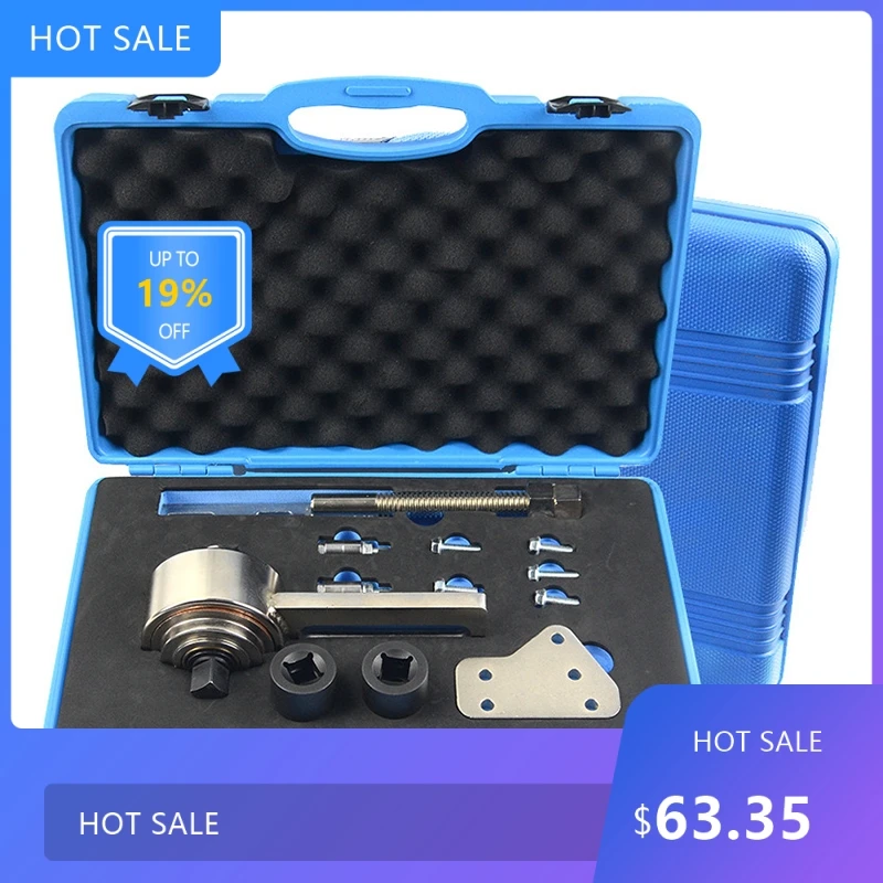 

0728 Auto Repair Engine Torque Multiplier Kit Crankshaft Belt Removal And Assembly Combination Tool Set for Timing