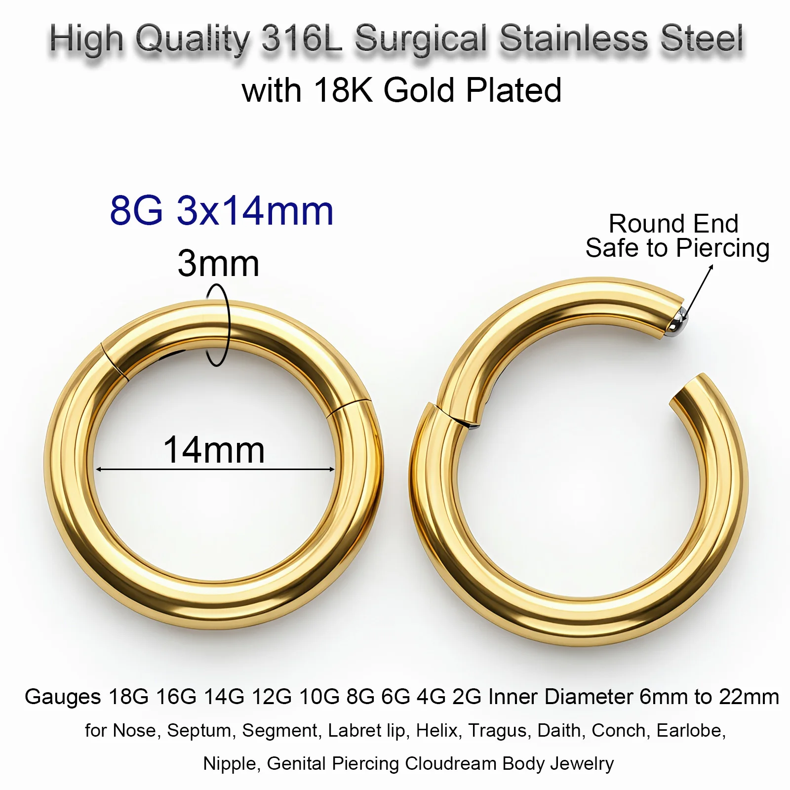 Thumbnail 4 - #43 Ear Piercing Jewelry Comparison Guide
