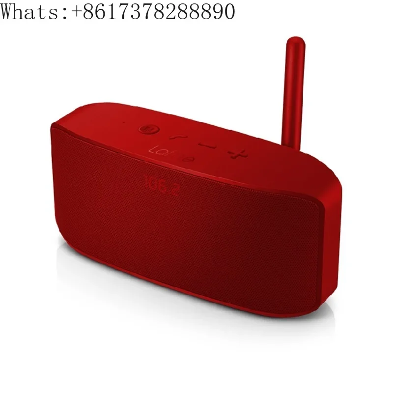 Qingku high-end Bluetooth speaker NFC radio TF card large lithium battery 25-hour call matte feel QQ