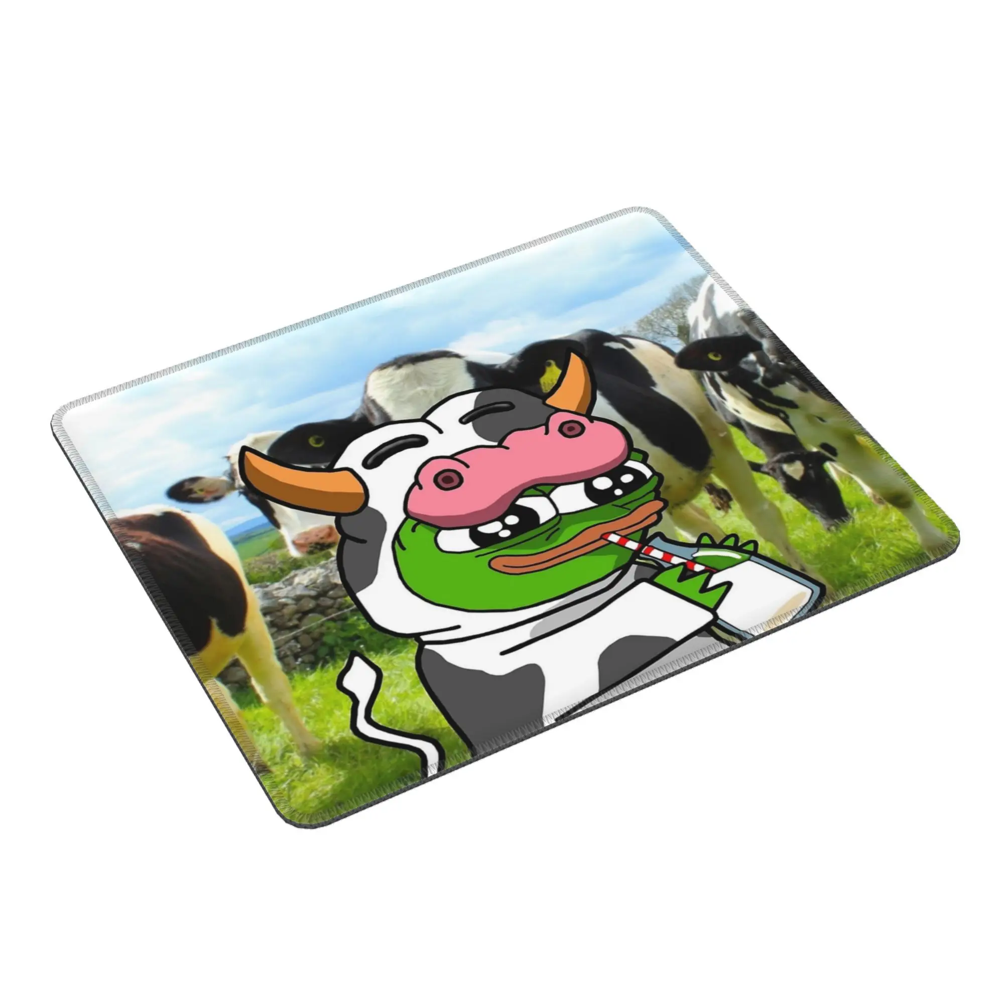 

P-Pepe Frog Cow Costume Keyboard Carpet Mousepad Gaming Fabric Computer Mouse pad