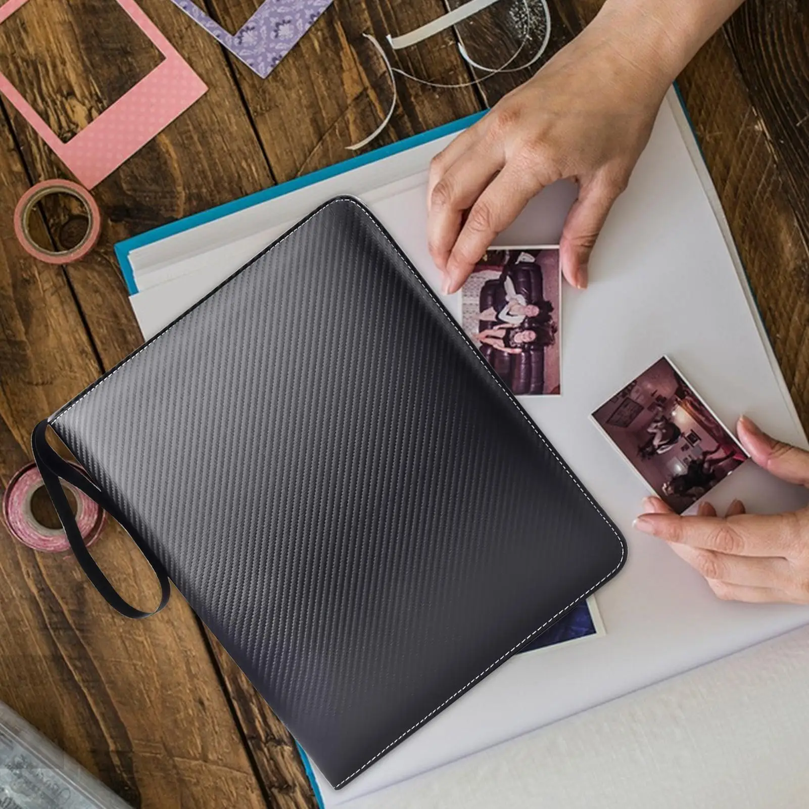 Mangas para fichário de cartão comercial com 900 bolsos com zíper, mangas dupla face, porta-cartões, estojo de armazenamento de cartão para exibição de jogos