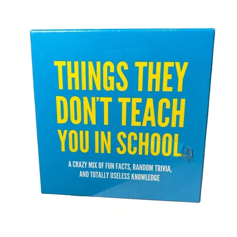 Things They Don\'t Teach You in School Trivia Card Game Board games