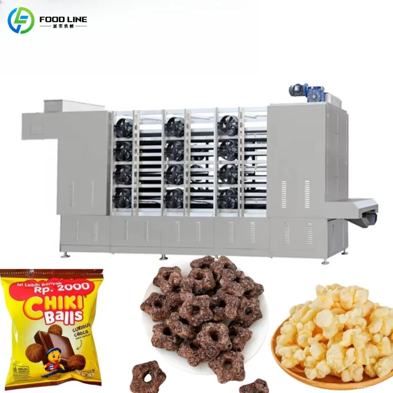 Customized Industrial Puffed Food Production Line Low Failure Rate Snack Machine for Reliable Production