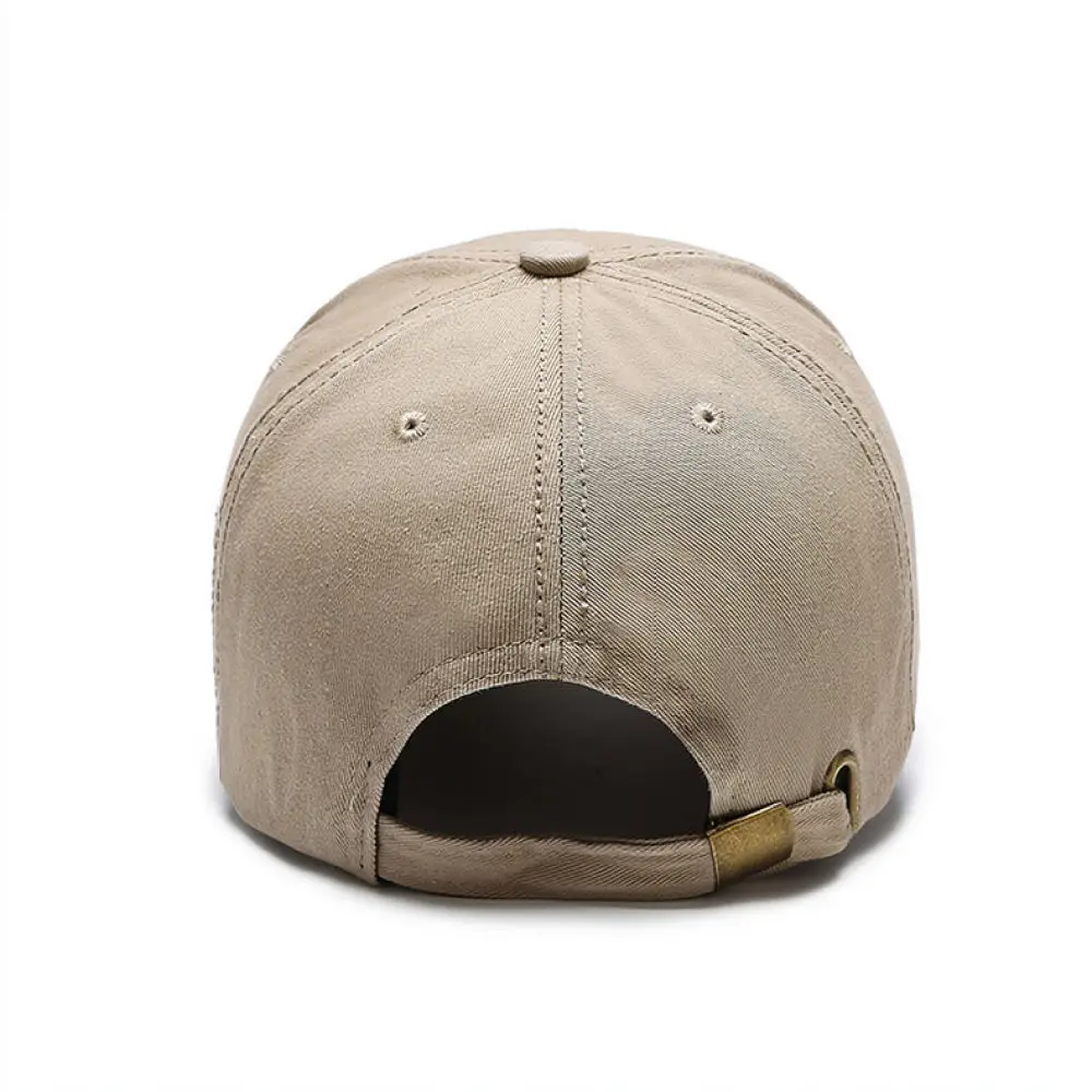 Distressed Denim Baseball Cap Women Letter Embroidery Soft Top Sun Hat Adjustable Casual Street Style Spring Summer Hat