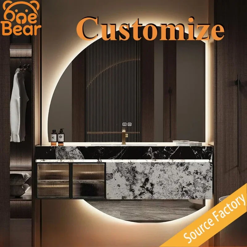 Modern Artisan Crafted Marble Vessel Sink Luxurious Natural Stone Basin Modern Luxury Design for Upscale Space