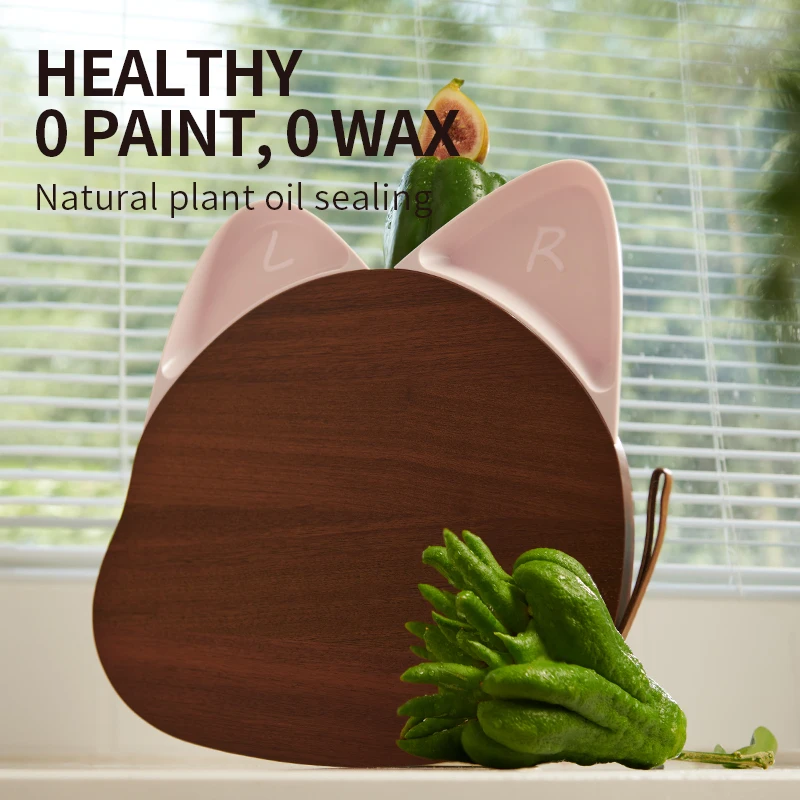 LAN MI Antibacterial and mold-proof wooden cutting board made of solid wood from red sandalwood, suitable for household use