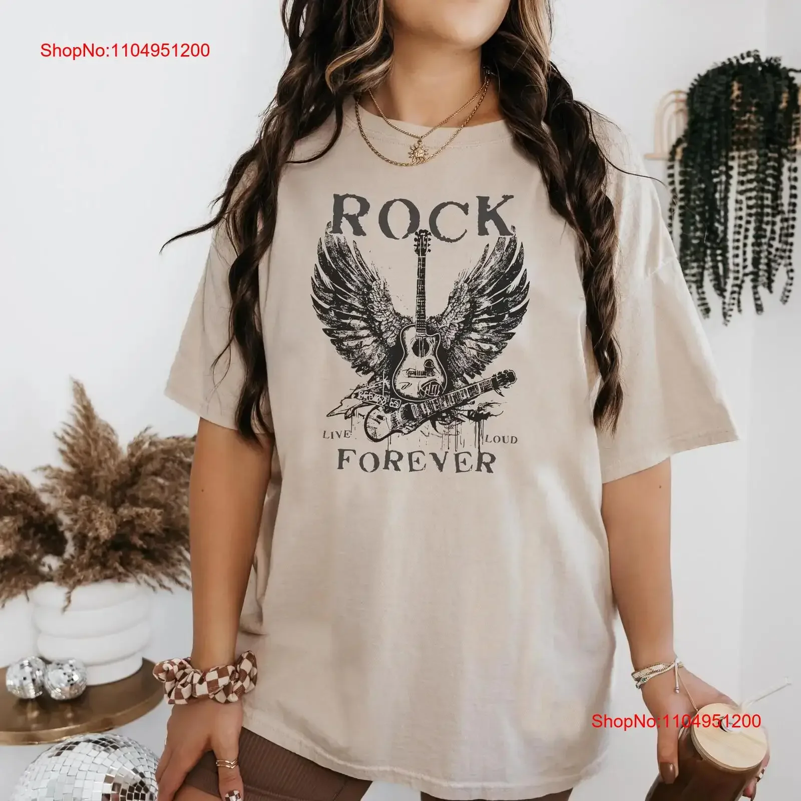 

Rock and Roll T Shirt Support Live Music Concert Outfit Downtown Girl Heavy Metal Gothic Clothes Plus Size Goth Alt Clothing