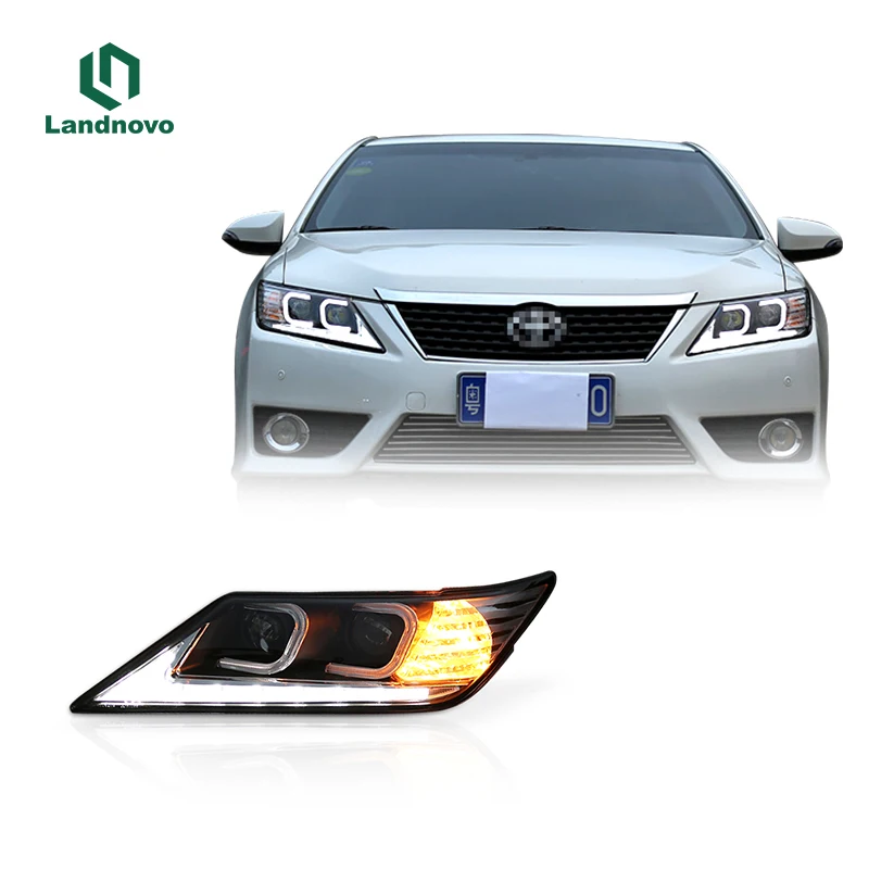 Muhuang High Quality Wholesale Car Led Head Light Lamp For Toyota Camry 2012-2014 Upgrade Front Led Light Headlight Headlamp