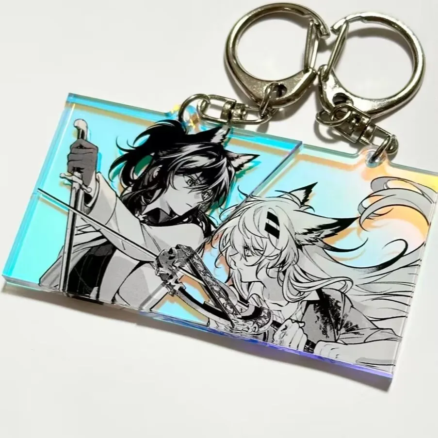 

"Arknights" Double Wolf Set "Texas Lapland" peripheral self-made acrylic pendant keychain