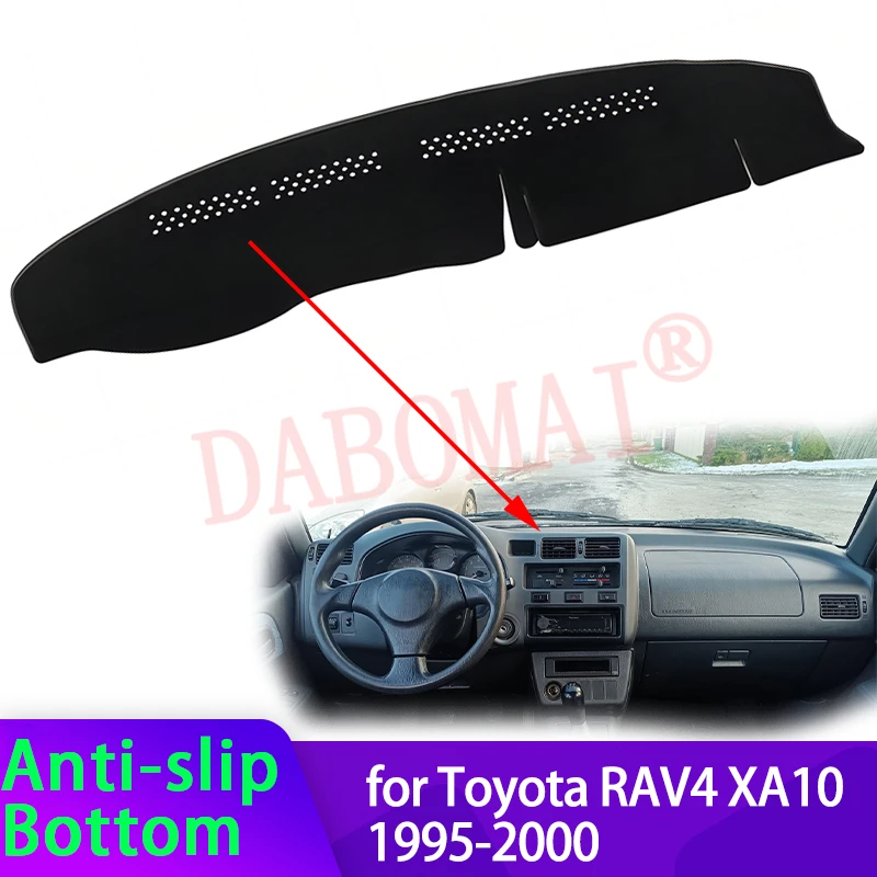 For Toyota RAV4 XA10 1995 1996 1997 1998 1999 2000 Dashboard Cover Avoid Light Pad Sun Shade Anti-UV Carpets Non-Slip Mat