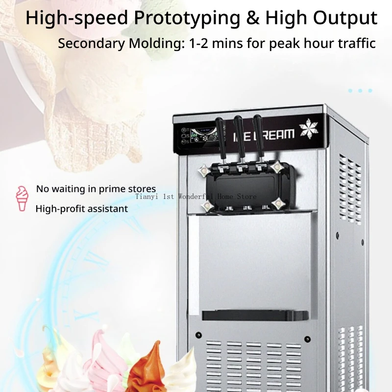 Coffee Shop Ice Cream Machine Commercial Furniture Shopping Mall Ice Cream Machine Catering Furniture 아이스크림 기계 MH40BQL