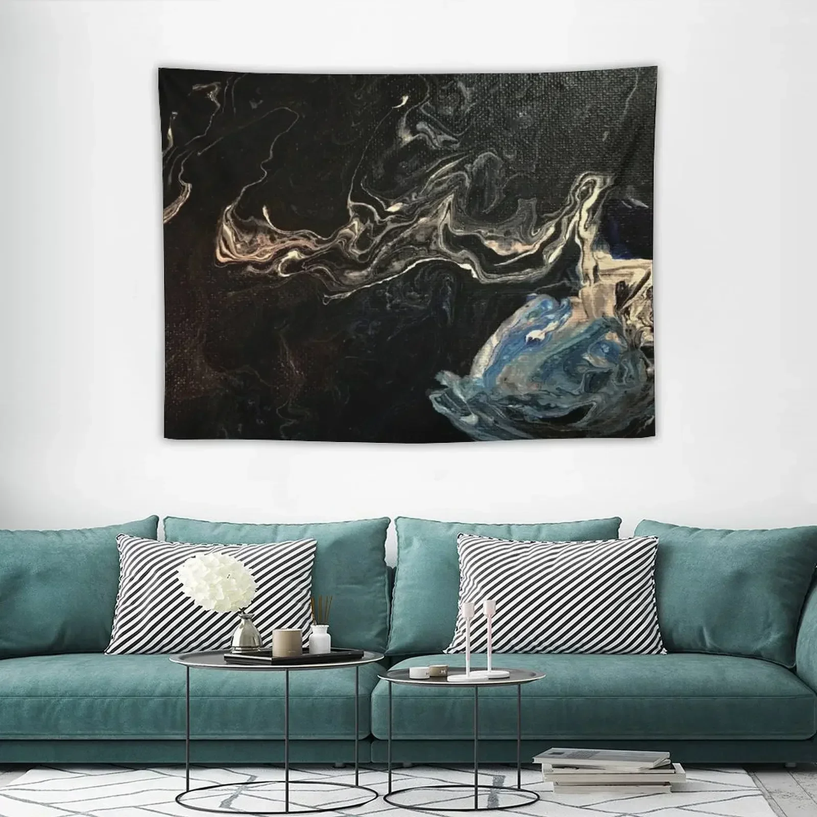 

Midnight moon Tapestry Bathroom Decor Room Decoration Aesthetic Decorative Wall Murals Tapestry