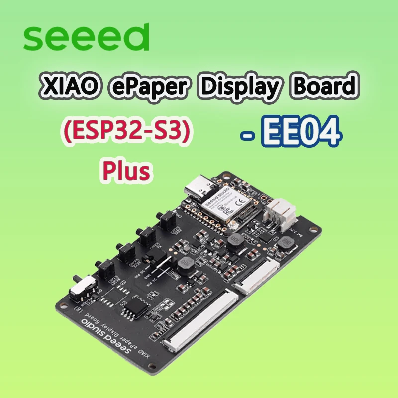 

Плата дисплея XIAO ePaper EE04, для проекта ePaper с низким энергопотреблением, питание от XIAO ESP32-S3 Plus, поддержка 50-контактного 24-контактного дисплея ePaper