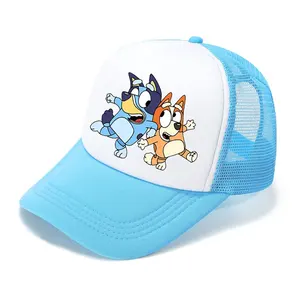 Bingoes Bluey-Bonés de beisebol infantil, chapéu repicado para meninos e meninas, figura anime, acessórios para desenhos animados, presente de aniversário, moda verão 8 principais vendas boneco beisebol - №6