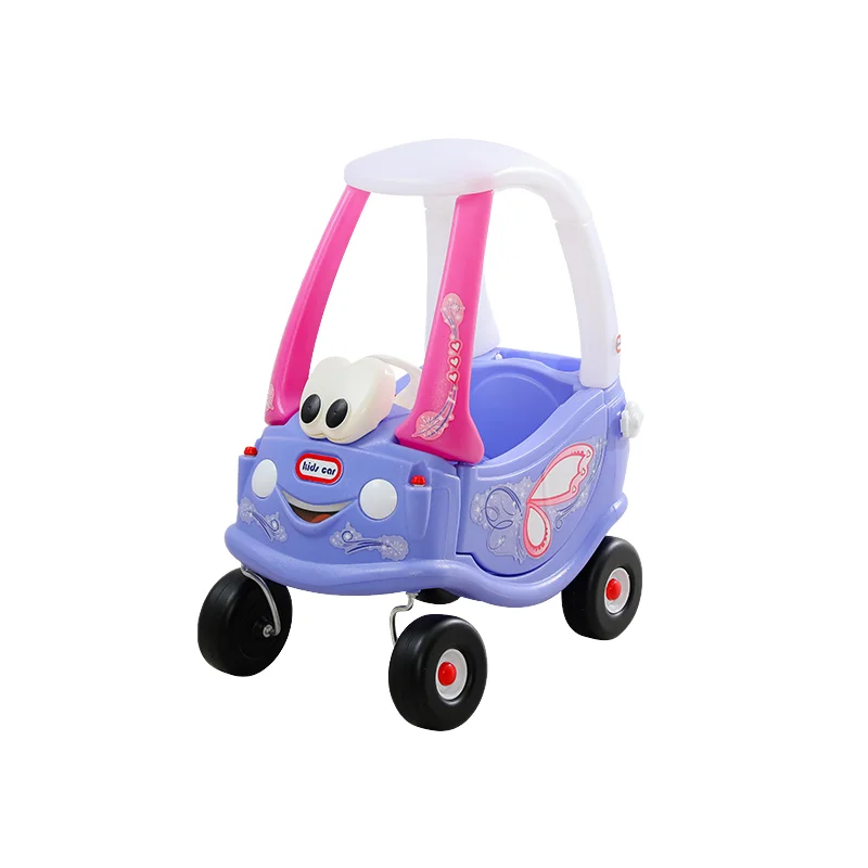 

Colorful Cartoon 4-Wheel Plastic Ride-On Car - Preschool Toddler Vehicle for Home, School & Mall (Durable Outdoor Toy)​